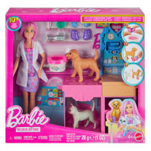 Barbie® loomaarsti mängukomplekt nukuga