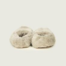 Warmies - Heatable Luxury Slippers - Latte