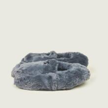 Warmies - Heatable Luxury Slippers - Steel Grey