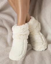 Warmies - Heatable Boots - Cream