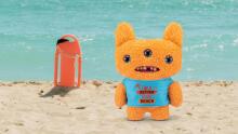 Мягкая игрушка Фаглер - Fuggler Vacay Vibes от Зуру «Забавный уродливый монстр» — Reek-O - оранжевый, детская игрушка