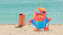 Fuggler Vacay Vibes by ZURU Funny Ugly Monster Plush Collectible Toy - Sir Splodge A Lot - multi, kids soft toy