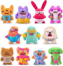 Fuggler Vacay Vibes by ZURU Funny Ugly Monster Plush Collectible Toy - Sketchy Squirrel - pink, kids soft toy