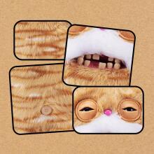 Fuggler Alley Cats (Stinkface) – Funny Ugly Monster Plush Toy with Human-Like Teeth