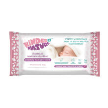 Kinder by Nature wet wipe, 56 pcs.