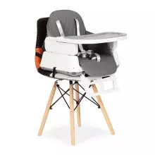 EcoToys Chair Art.263215 Grey High Chair for Children 3-in-1 Foldable