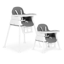 EcoToys Chair Art.263215 Grey High Chair for Children 3-in-1 Foldable