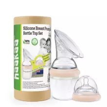 Haakaa Breast Pump Gen.3 Art.GBHK022-P Peach Mātes piena savācējs +knupītīs barošanai,160ml