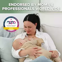 Haakaa Breast Pump Flower Stopper Gen.2 Art.GBHK023-O Mолокоотсос для сбора грудного молока с цветочным стопором,100мл