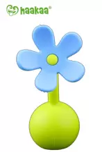 Haakaa Breast Pump Flower Stopper Gen.2 Art.GBHK011-W Mолокоотсос для сбора грудного молока с цветочным стопором,150мл