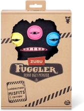 Fuggler Laboratory Misfits by ZURU Funny Ugly Monster Plush Collectible Toy - Annoyed Alien - black, kids soft toy