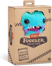 Fuggler Laboratory Misfits by ZURU Funny Ugly Monster Plush Collectible Toy - MC Goo - blue and purple, kids soft toy