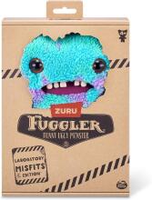 Fuggler Laboratory Misfits by ZURU Funny Ugly Monster Plush Collectible Toy - MC Goo - blue and purple, kids soft toy