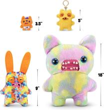 Fuggler Laboratory Misfits by ZURU Funny Ugly Monster Plush Collectible Toy - Rabid Rabbit - multicolour, kids soft toy