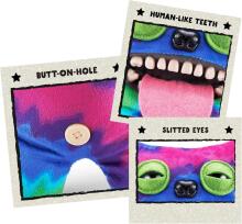 Fuggler Laboratory Misfits by ZURU Funny Ugly Monster Plush Collectible Toy - Sir Belch - multicolour, kids soft toy