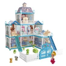 WOOPIE Dollhouse Winter Garden with Accessories and Doll Illuminated 191 pcs.