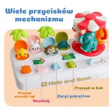 WOOPIE Pop Up Animal Carousel Interactive Toy