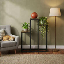 Standing Plant Stand for Flowers Decorations 3 Shelves Loft ModernHome