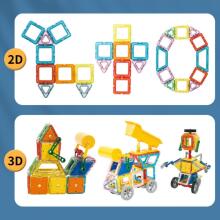 WOOPIE Magnetic 3D Building Blocks Vehicles Set 80pcs