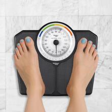 Classic Mechanical Bathroom Scale up to 180 kg Black WEBBER BMI