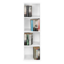 Modern Shelf Cabinet White 4 Shelves Loft ModernHome