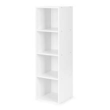 Modern Shelf Cabinet White 4 Shelves Loft ModernHome