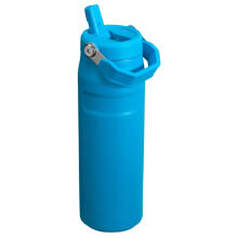 Thermos bottle with straw The IceFlow Bottle Flip Straw 2.0 0.7L blue