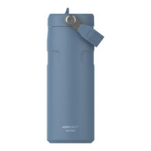 Thermos bottle with straw The IceFlow Bottle Flip Straw 2.0 0.47L blue-violet