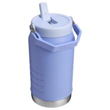Thermos bottle with straw The IceFlow Flip Straw 2.0 Jug 1.90L hydrangea blue