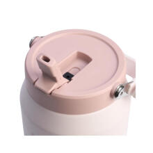 Thermos bottle with straw The IceFlow Flip Straw 2.0 Jug 1.90L light pink