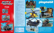 PLAYMOBIL CITY ACTION Tactical Unit спасательный самолет 71149