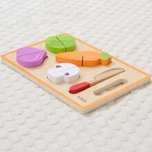 VIGA Wooden Educational Puzzle Montessori Cutting Vegetables