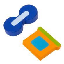 VIGA Wooden Educational Puzzle Montessori Train