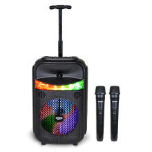 BONTEMPI wireless speaker with 2 microphones and RGB lights, 49 1070
