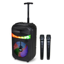 BONTEMPI wireless speaker with 2 microphones and RGB lights, 49 1070