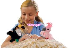 HAPPY YAPPERS interactive plush bird Cockatoo, 9595