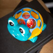 OBALL 16766-6 Toy Car with Rattle Curious Car Neptune Turtle