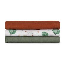 PETITE&MARS 415367 Set of Bamboo Muslin Diapers 3 pcs 68x68 cm Celestial Planets