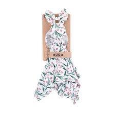 PETITE&MARS 416364 Bamboo Muslin Cuddle Toy Hugo Pink Meadow