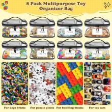 Storage Bag Toy  Art.265277 8 Toy Storage Bags with Name Label and Instructions Bag
