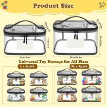 Storage Bag Toy  Art.265277 8 Toy Storage Bags with Name Label and Instructions Bag