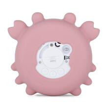 PETITE&MARS 583820 Silicone Digital Bath Thermometer Crab Caleb Dusty Rose