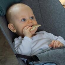 PETITE&MARS 701819 Silicone Teether TAKE&MATCH Intense Ochre 0+