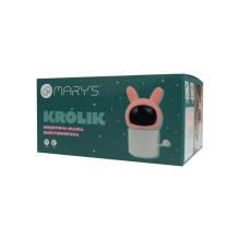 MARY'S MW61444 Rotating Electronic Nanny Camera Rabbit Pink WIFI TUYA