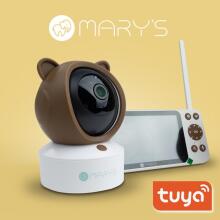 MARY'S MW61499 Electronic Nanny Camera 2in1 Brown Bear WIFI TUYA