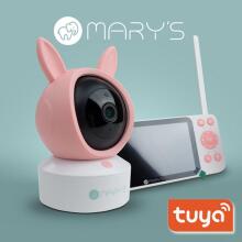 MARY'S MW61500 Electronic Nanny Camera 2in1 Pink Rabbit WIFI TUYA