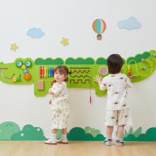 VIGA Sensory Manipulative Board Krokodils FSC Sertificēts Montessori