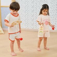 VIGA Wooden Paddle Set for the Game Catch the Ball with Scoring