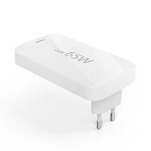 Hama 00201976 Flat Charger 220V With 2xUSB-C/USB-A  65W White