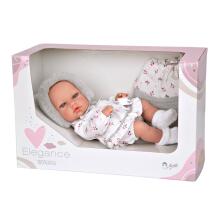 Arias Baby Doll with Gray Hat, 30 cm